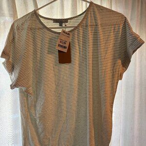 Green Envelope Los Angeles Striped Short Sleeve Tee – Size M (NWT)